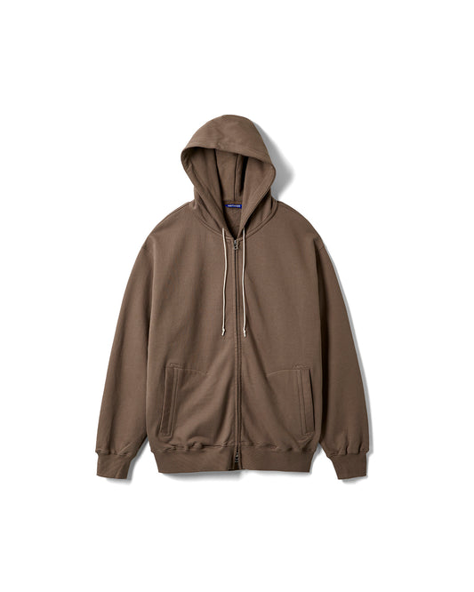 SOPHOMORE ZIP UP HOODIE - FADED BROWN