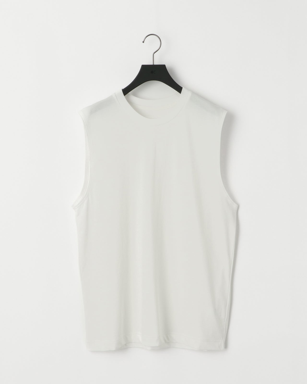 36G HIGH TWIST SLEEVELESS TEE - WHITE