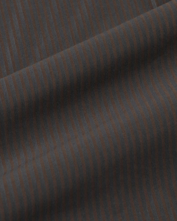 46G STRIPE ATMOSPHERE SHIRT - CHARCOAL BROWN