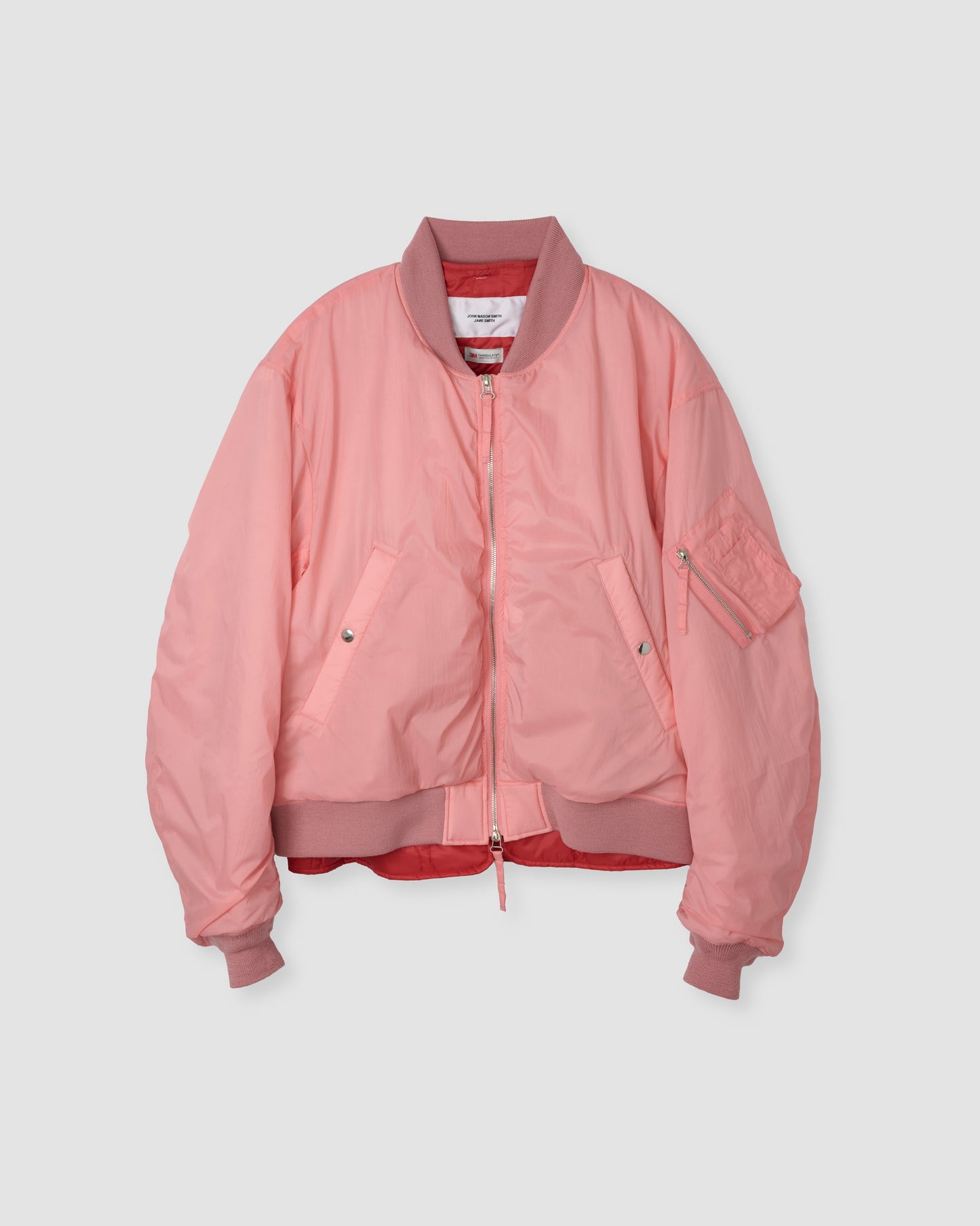 MICRO RIPSTOP NYLON REMOVABLE LINER MA-1 - ROSE PINK