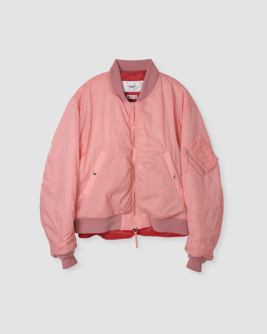 MICRO RIPSTOP NYLON REMOVABLE LINER MA-1 - ROSE PINK