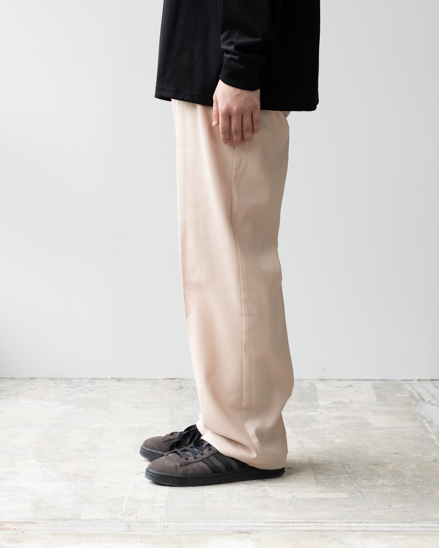 TWO TUCK SLACKS - PINK