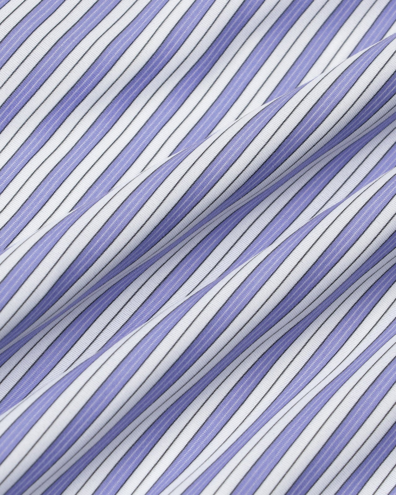 46G STRIPE ATMOSPHERE SHIRT - SAX BLACK