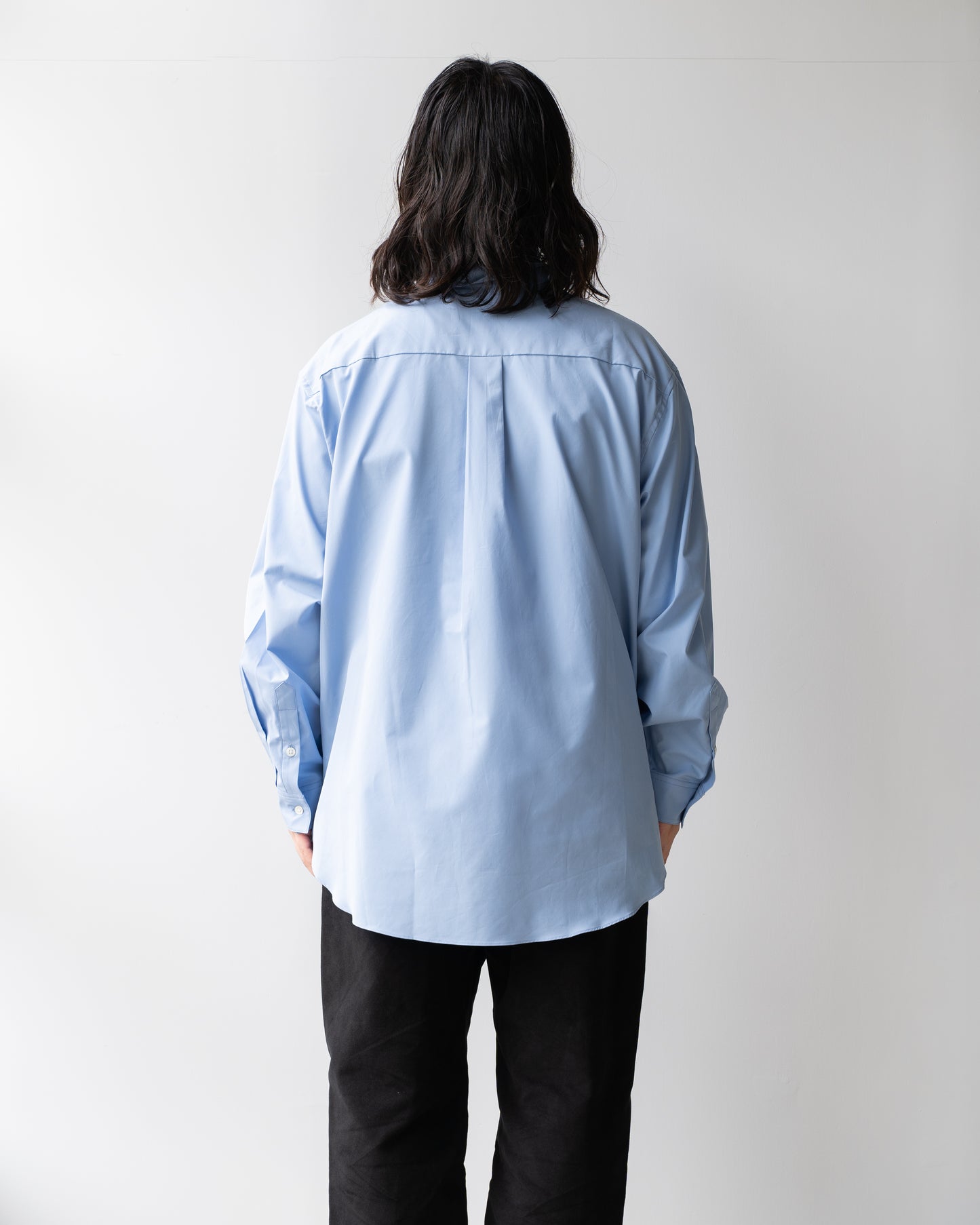 PULL OVER POLO SHIRT - LIGHT BLUE