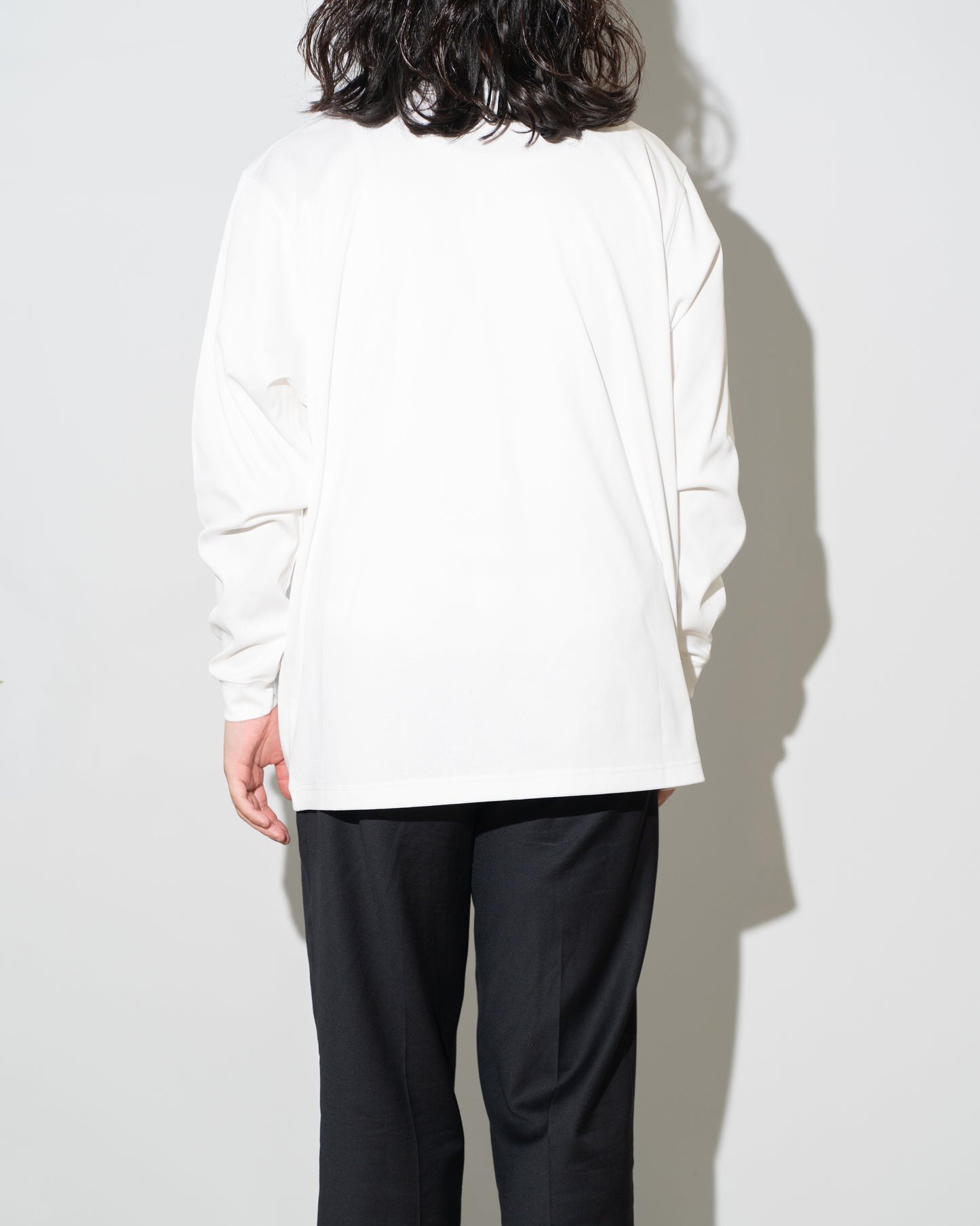 PREMIUM JERSEY LONG SLEEVE SHIRT - WHITE