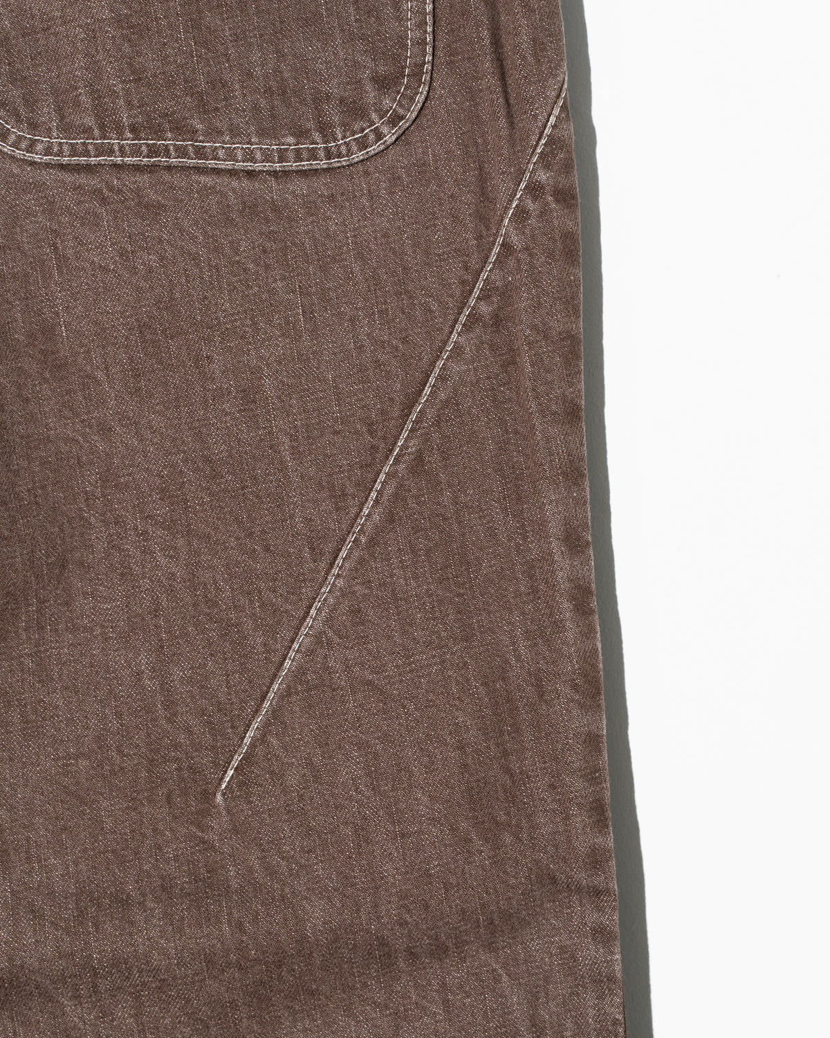 FIVE POCKET DENIM - BROWN
