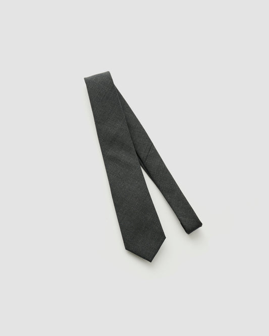 WOOL TIE - GRAY