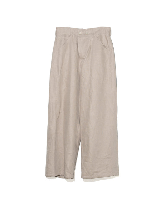 BACK ADJUST PT/HERRINGBONE - ECRU