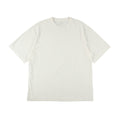 36G LOW TWIST GARMENT DYE S/S TEE - WHITE DYE