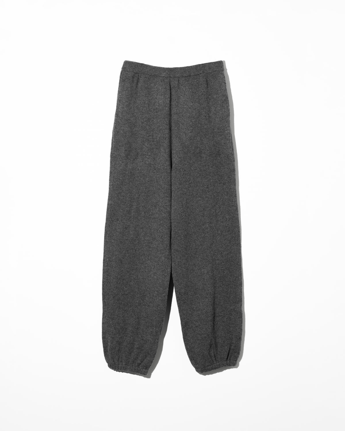 KNIT SWEAT PANTS - CHARCOAL