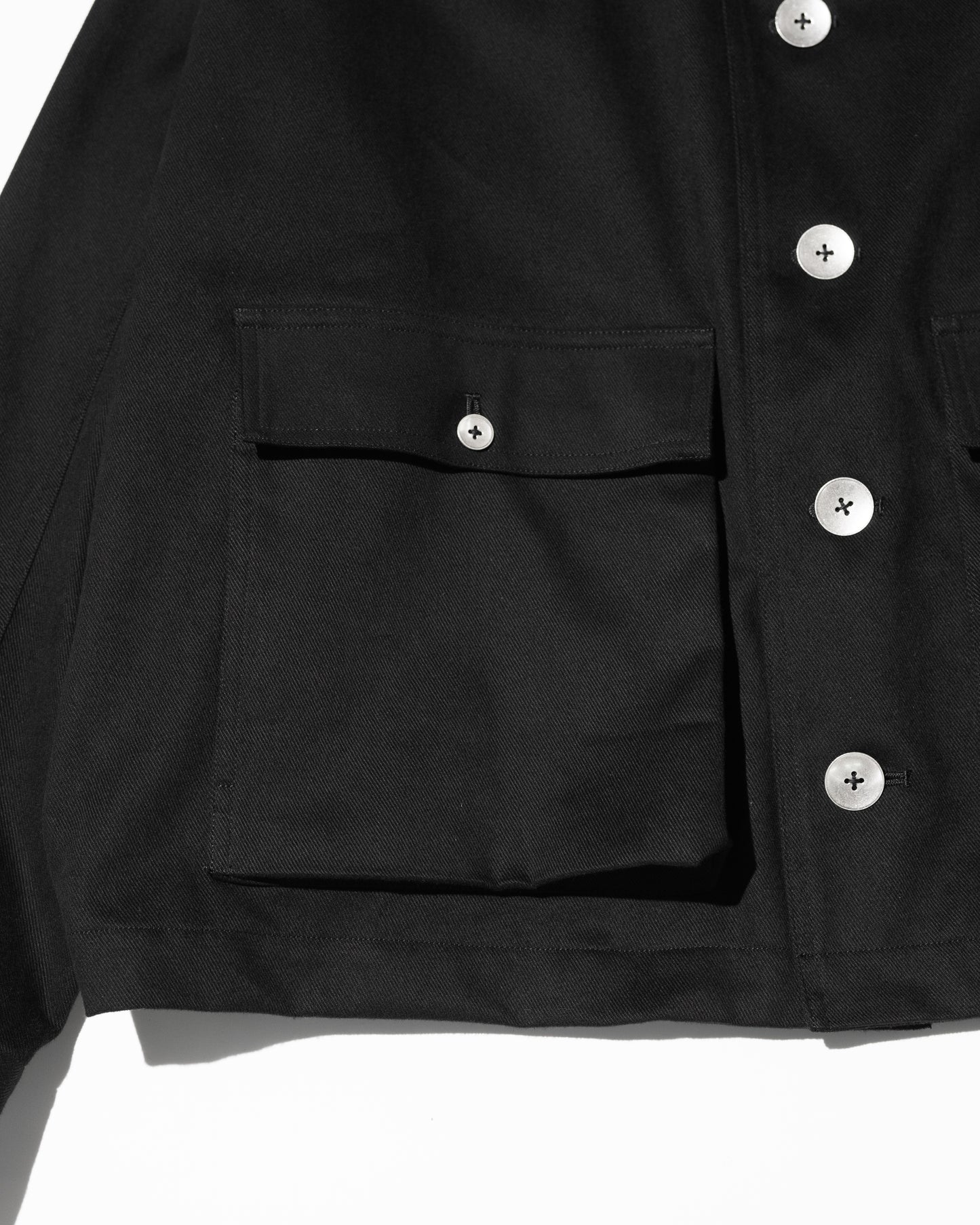 SHORT LENGTH BLOUSON - BLACK