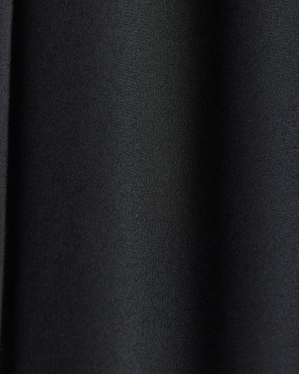 BACK SATIN 2TACK PANTS - BLACK