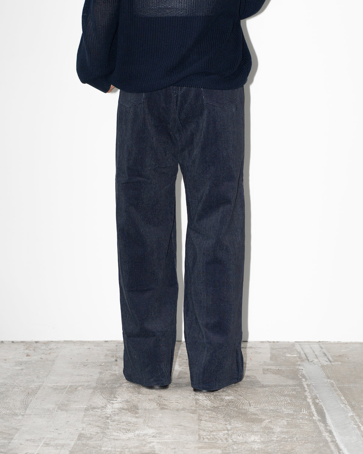 INDIGO CORDUROY ASHLEY PANTS - INDIGO