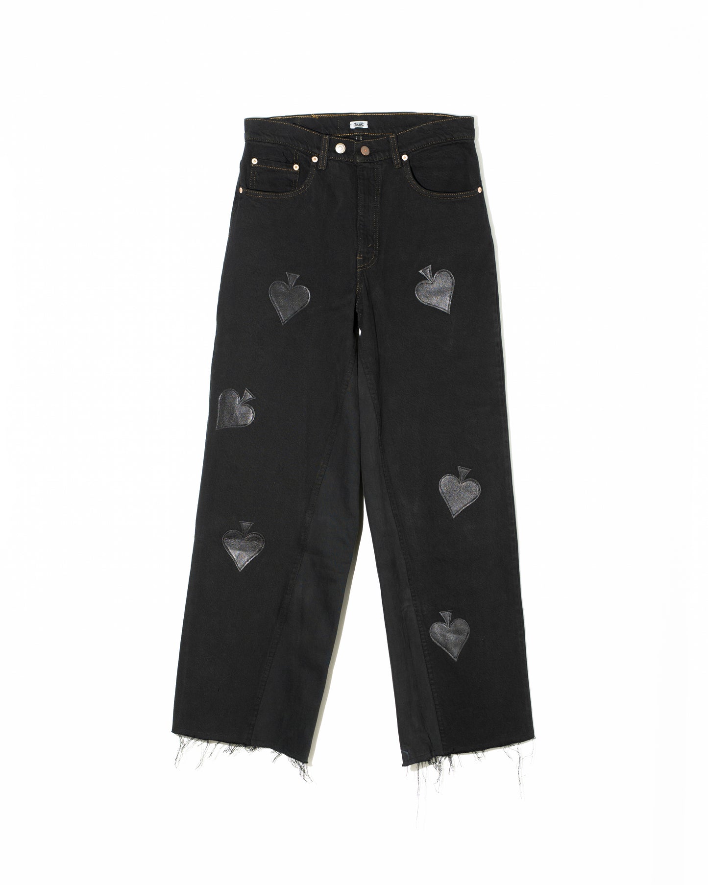SPADE PATCH BAGGY REMAKE DENIM - BLACK