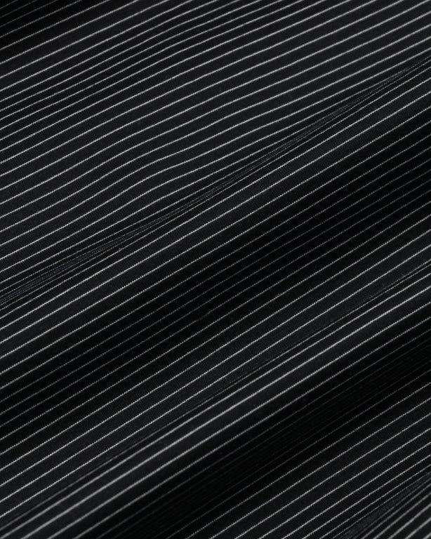 46G STRIPE ETHER SHIRT - BLACK