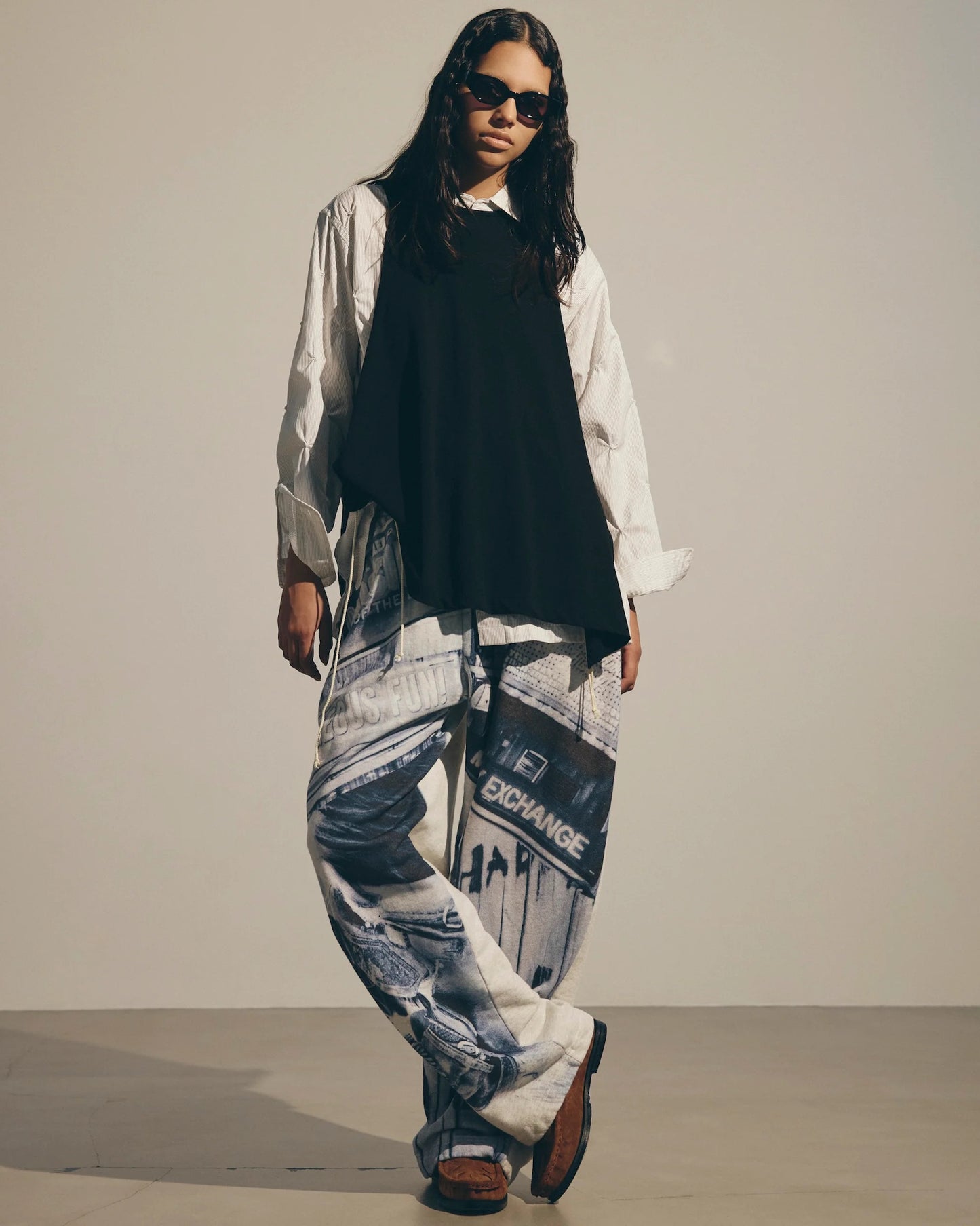 BOUNDLESS CONTRAST SWEAT PANTS - BLUE