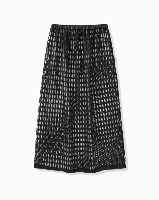 RASCHEL LACE SKIRT - BLACK