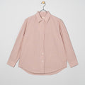 STRIPE BOW-TIE BLOUSE - RED