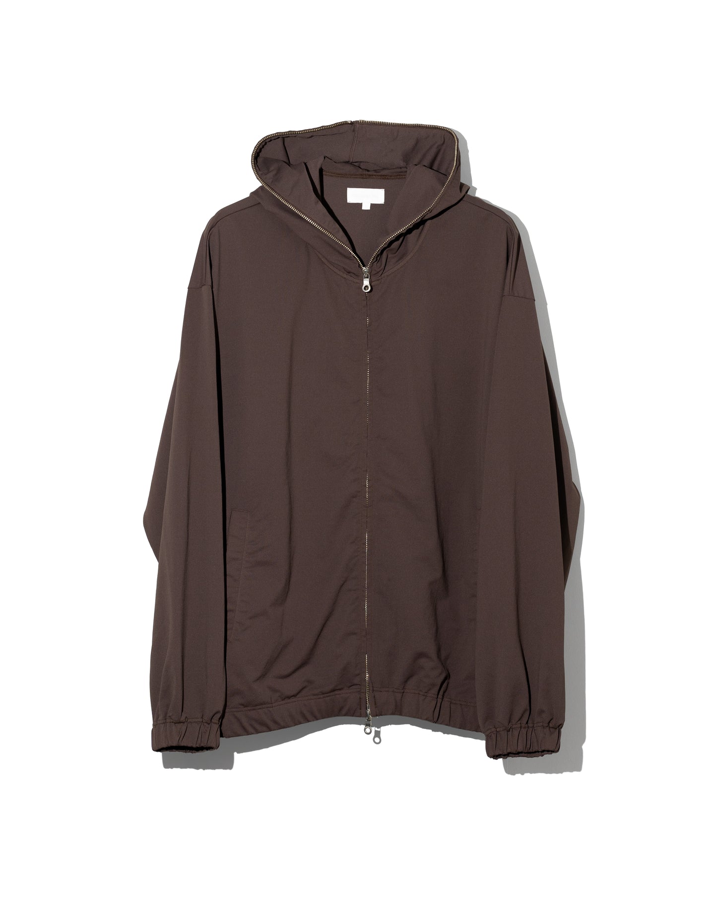 36G NYLON HOODIE - BROWN DYE
