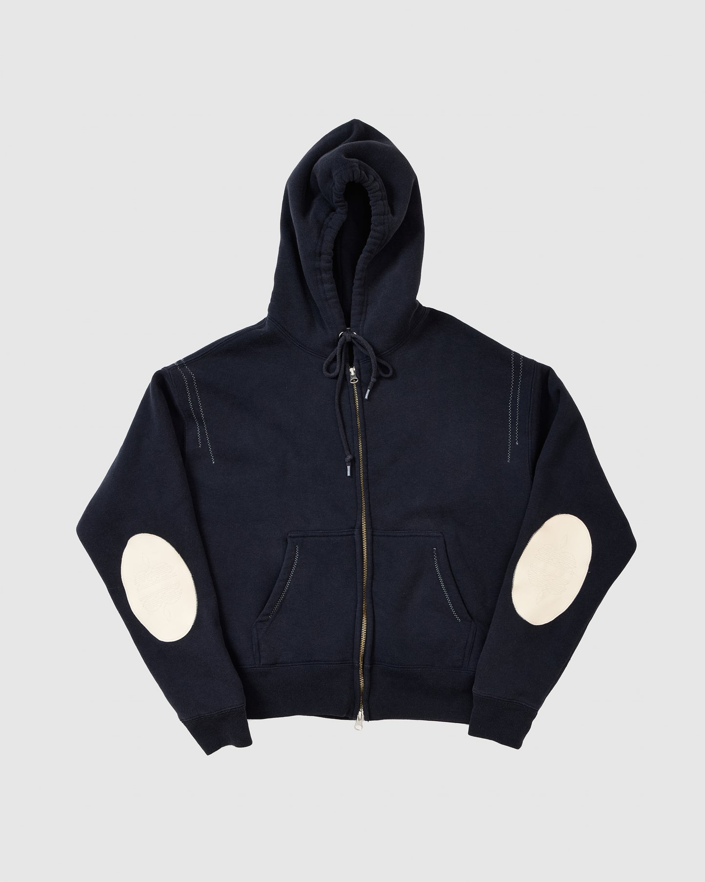 FADE SWEAT ZIP HOODIE - NAVY