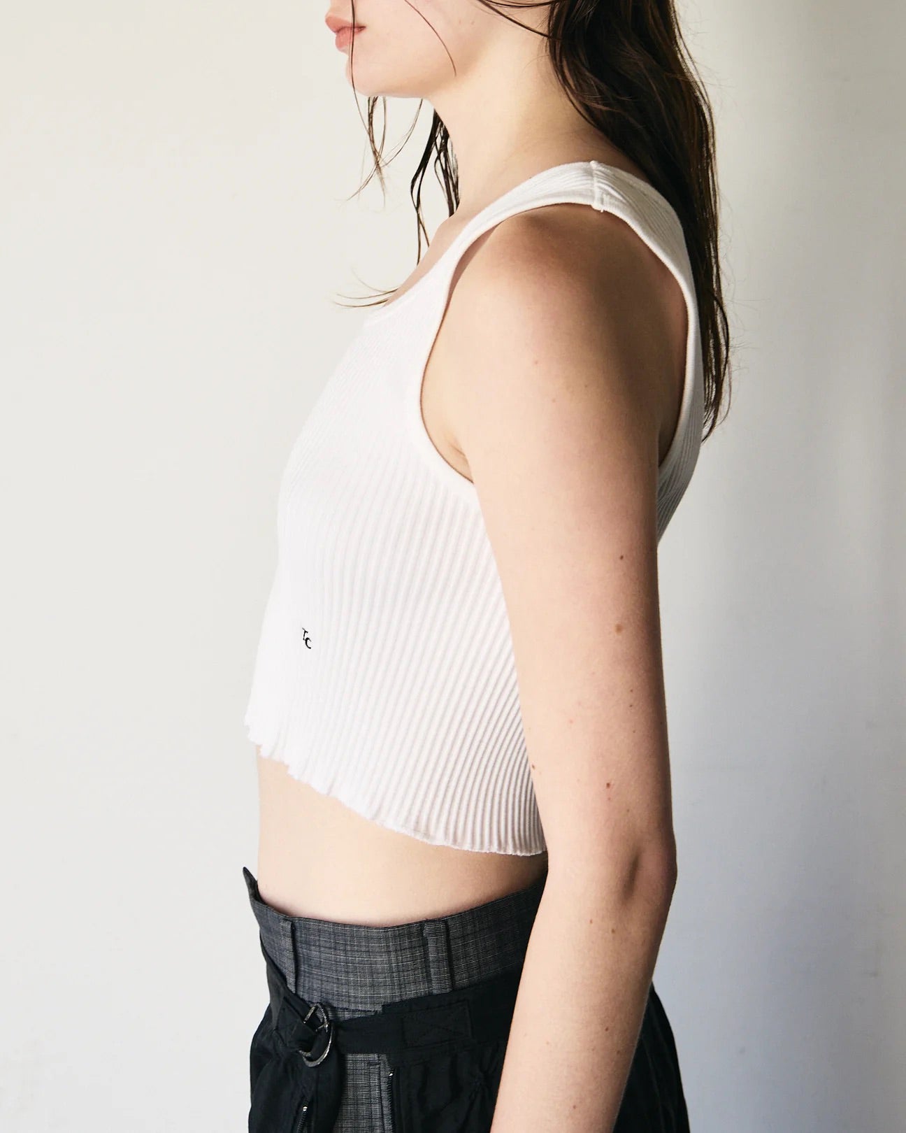 MIDRIFF SKINTOP - OFF WHITE