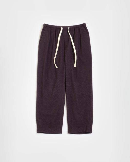 CASHMERE RELAX PANTS - PURPLE