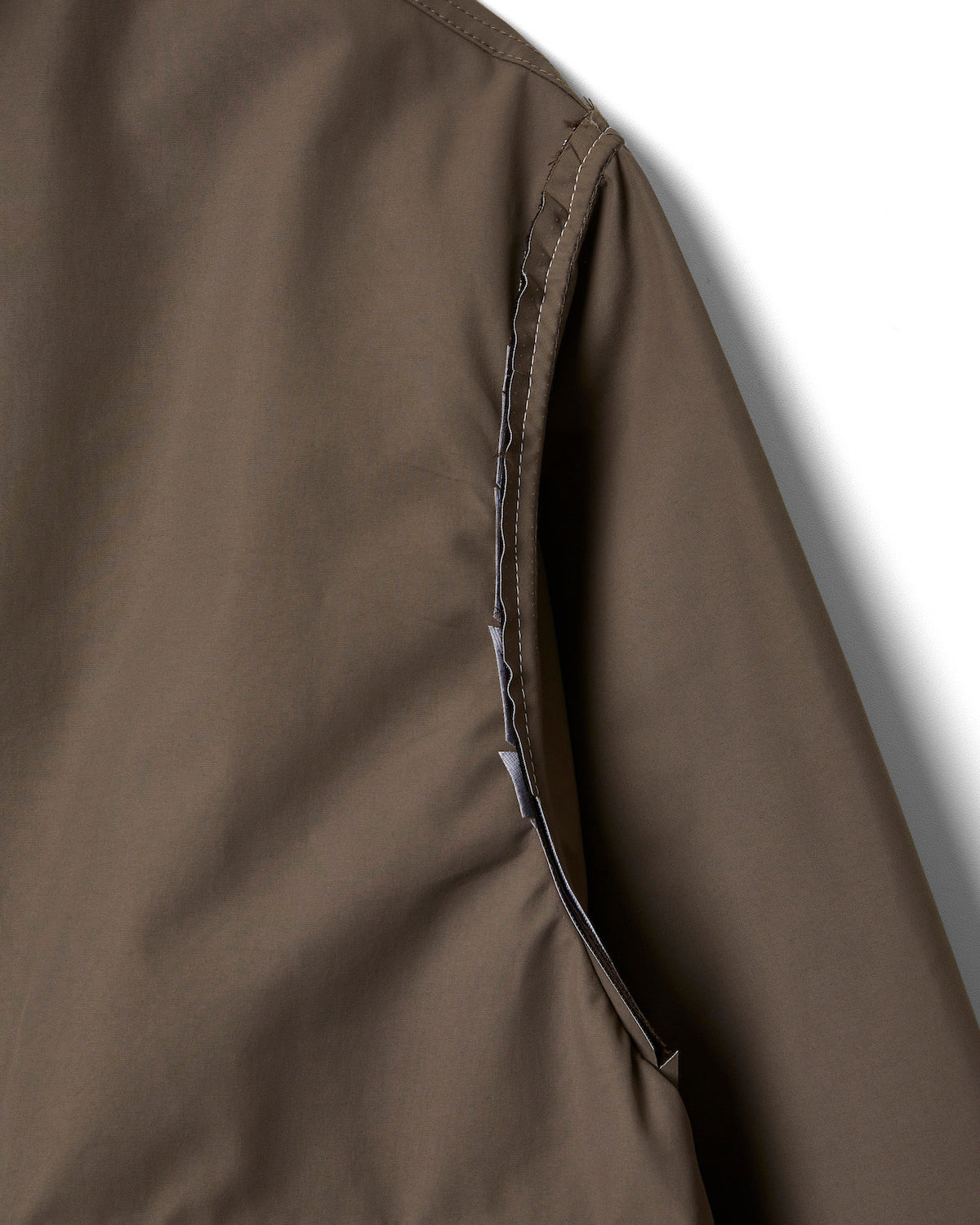 REIMAGINED POSTMAN HOODED JACKET - BROWN