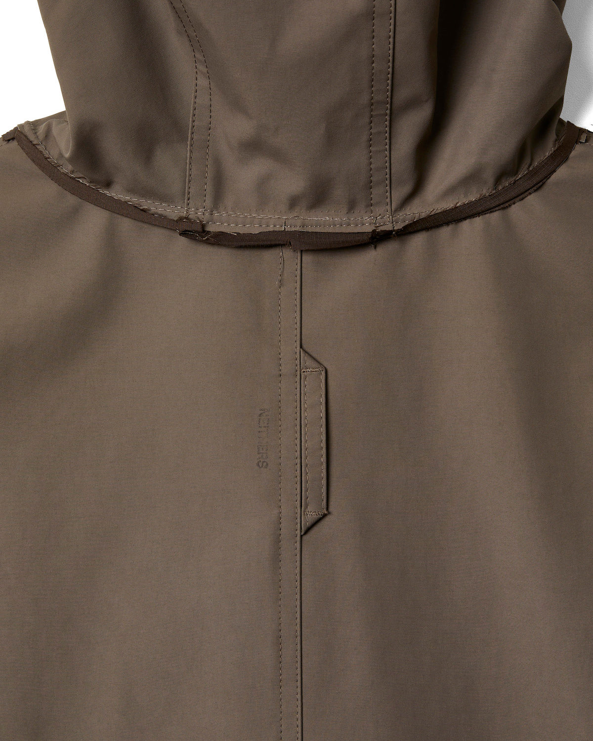 REIMAGINED POSTMAN HOODED JACKET - BROWN
