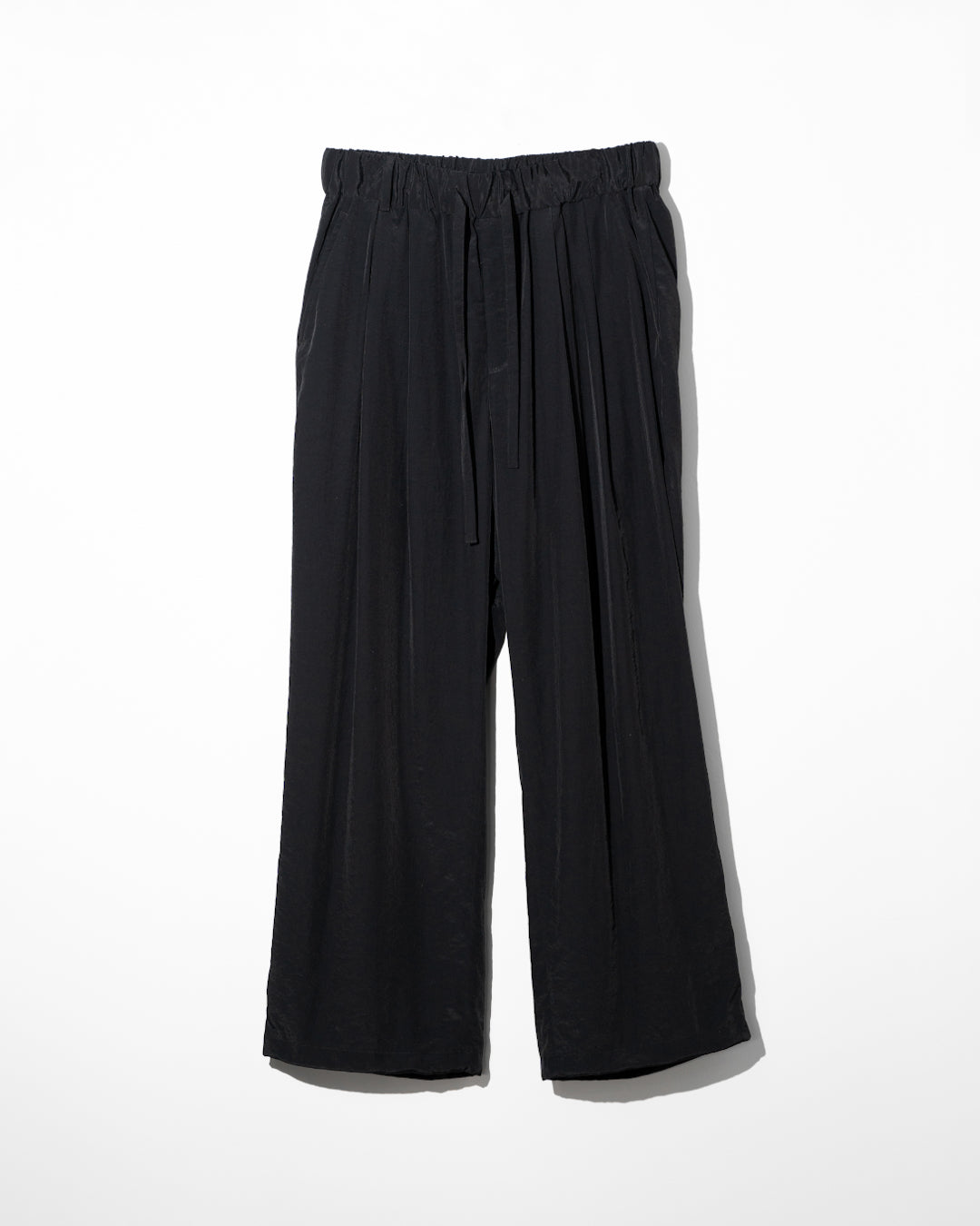 SALT SHIRNK CUPRO BROWSING PANTS - BLACK