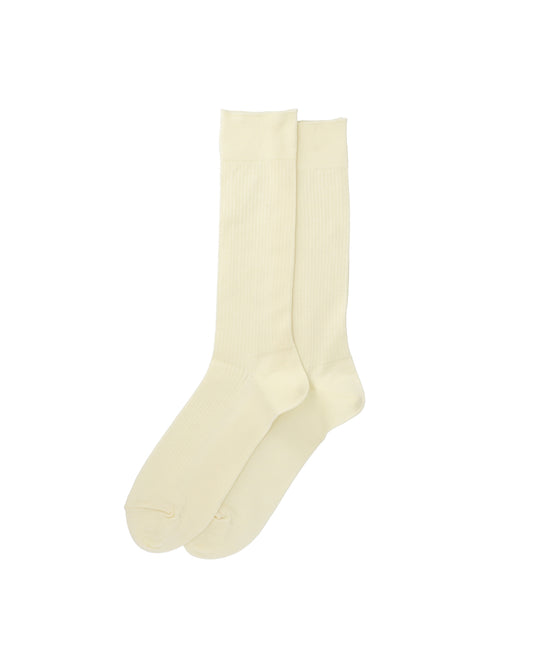 10G WOOL SILKY SOCKS - WHITE