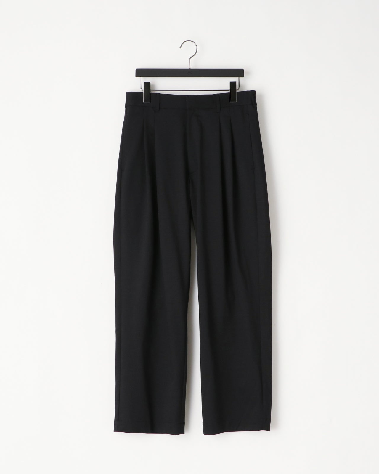 36G WOOL TROUSERS - BLACK