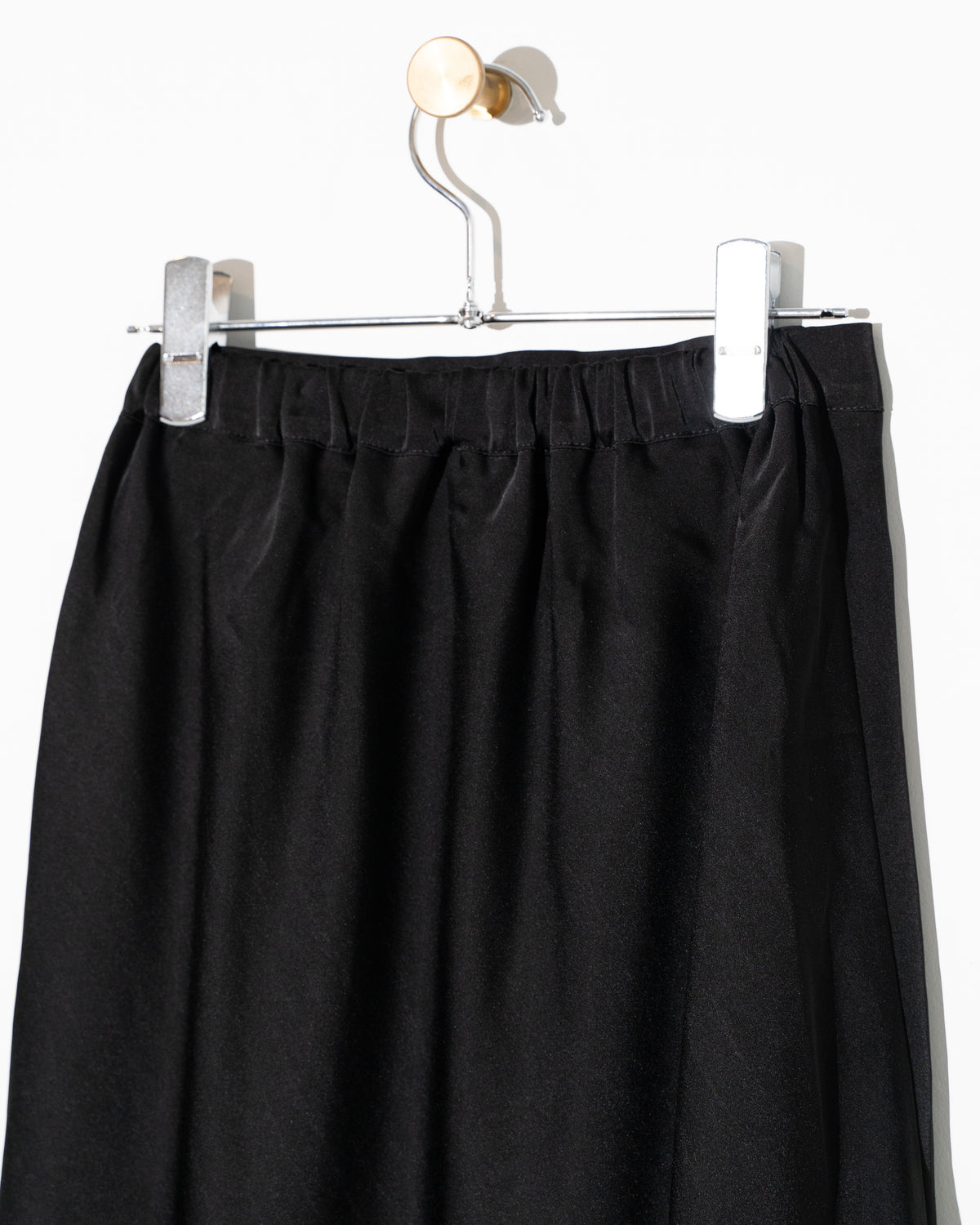 BASIC LONG SKIRT - BLACK