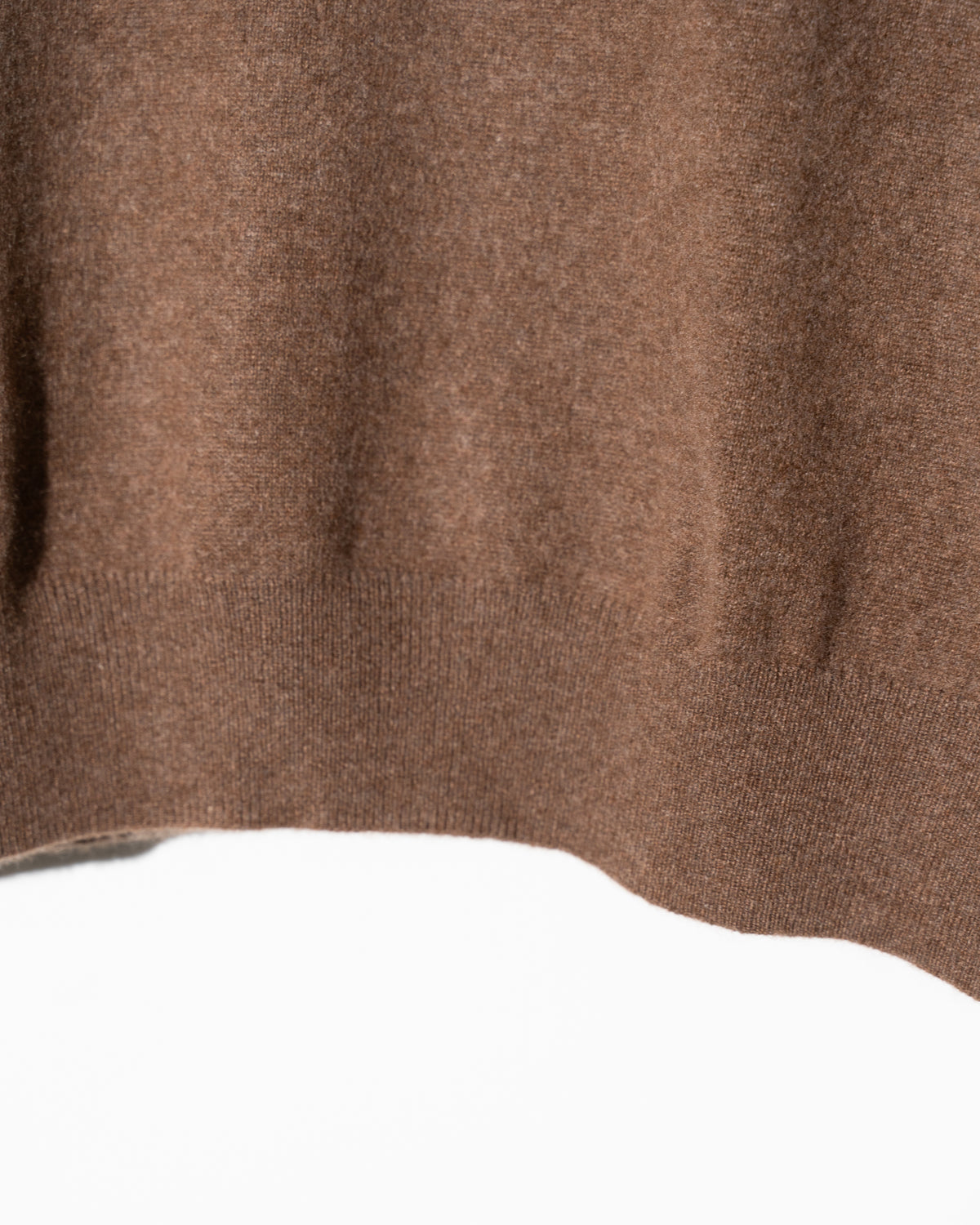 Brushed wool pullover - navy
