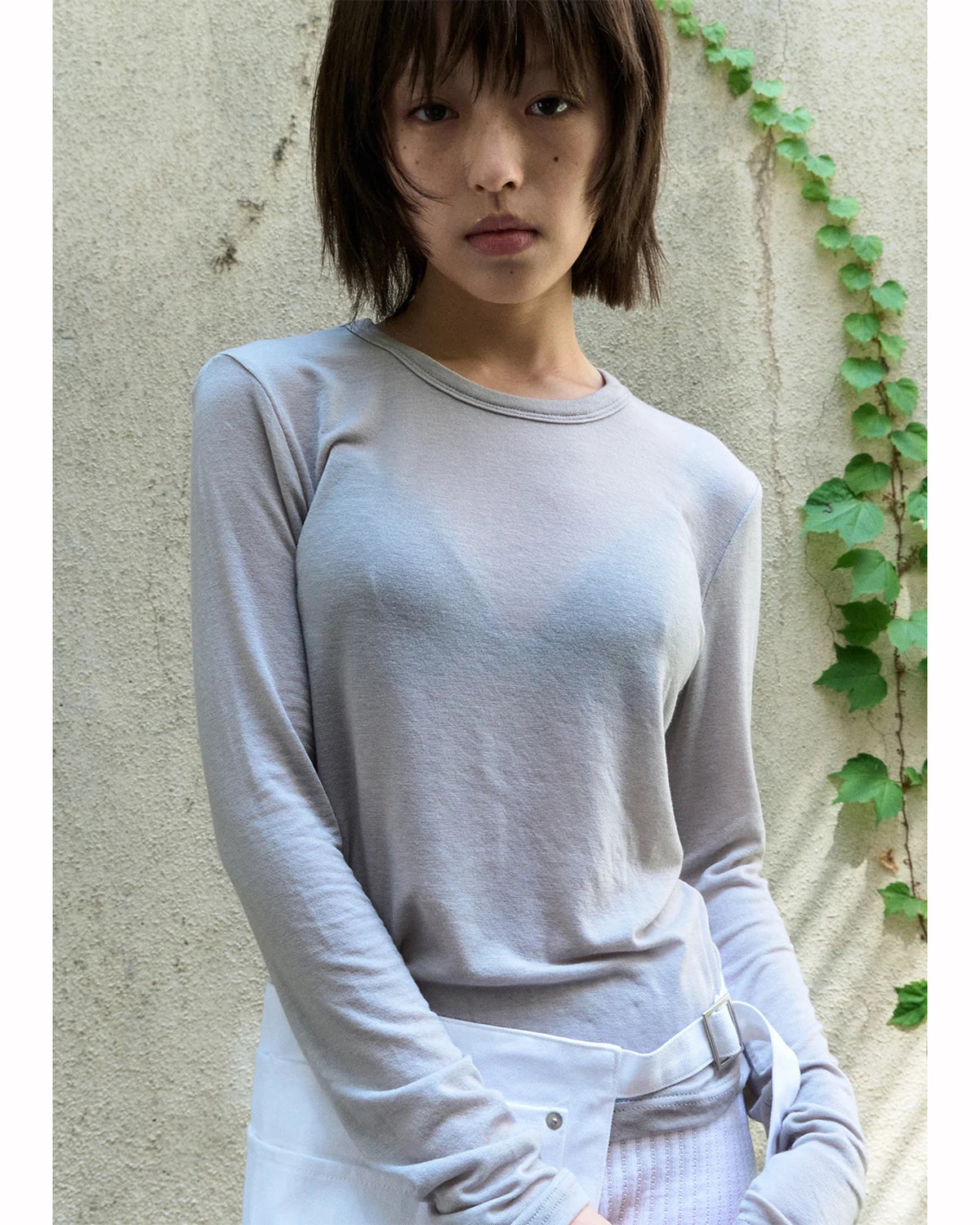 SHEER TOPS - GRAY