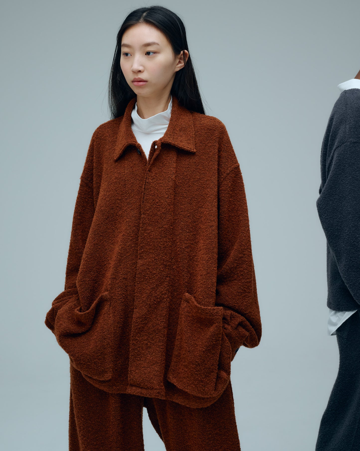 8G×32G SHIRTS BLOUSON - BROWN