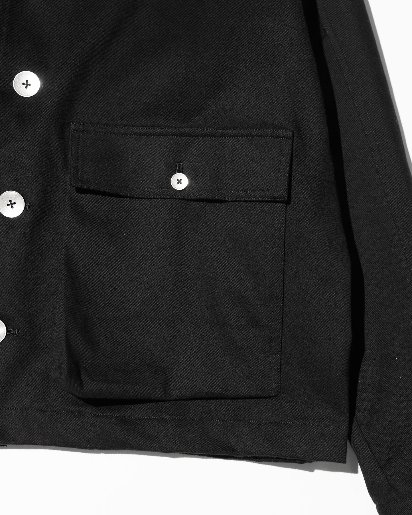SHORT LENGTH BLOUSON - BLACK