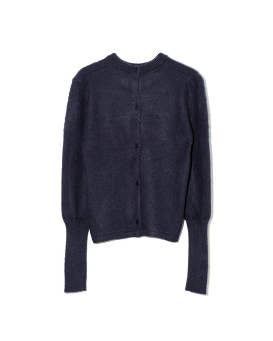 FLUFFY PULLOVER / CARDIGAN - NAVY