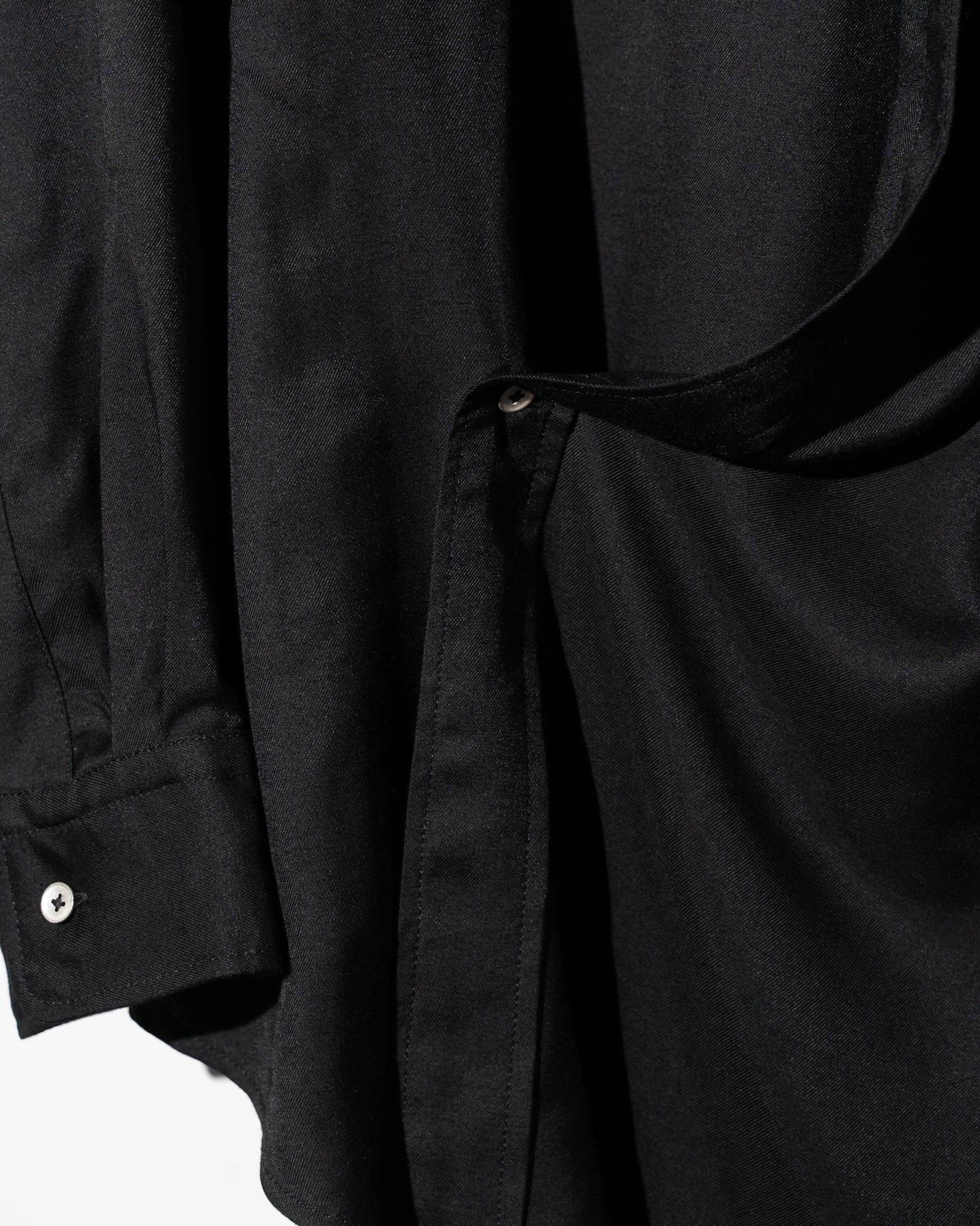 OVERLAP SHIRTS - BLACK