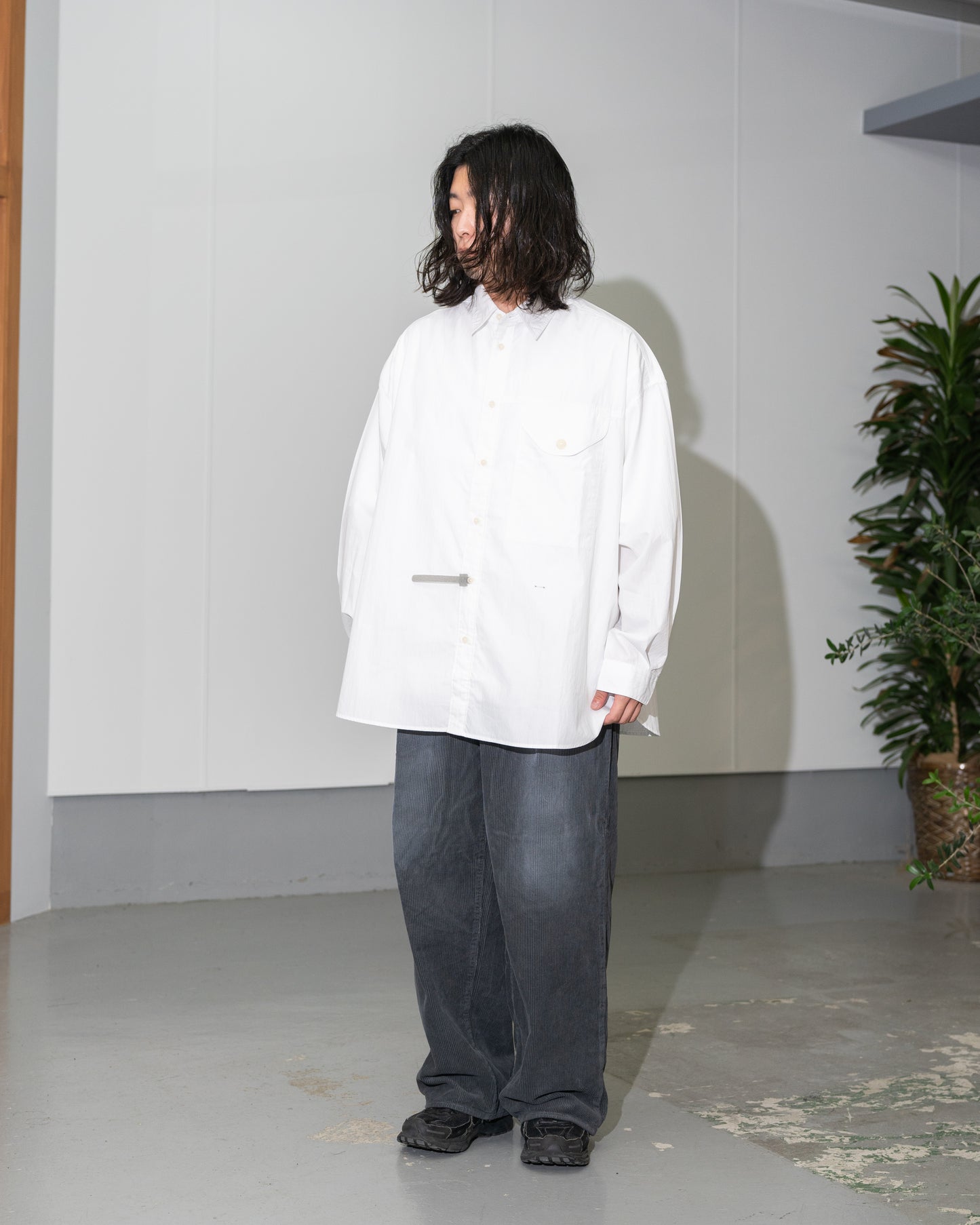 REIMAGINED ENGINEER L/S SHIRT - OFF WHITE