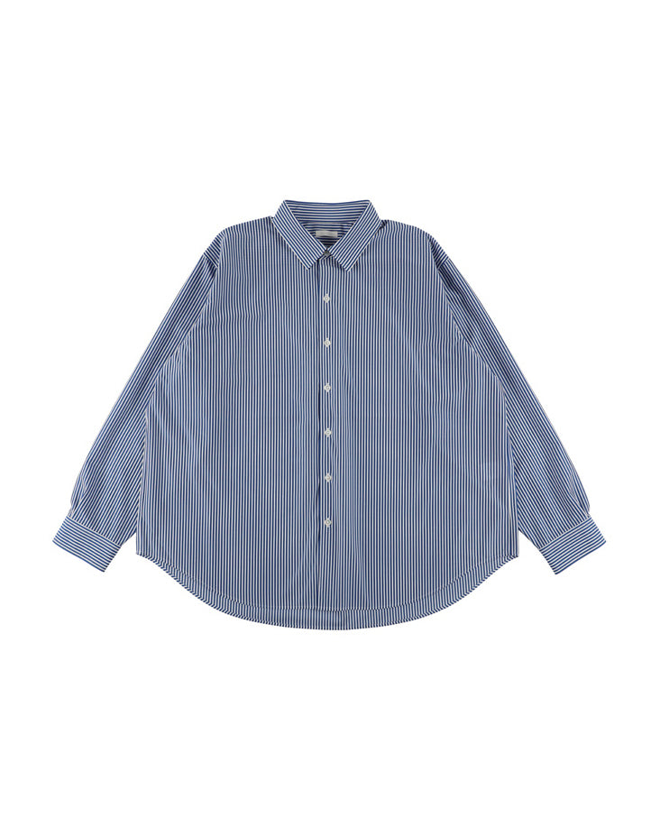 46G STRIPE ATMOSPHERE SHIRT - NAVY WHITE