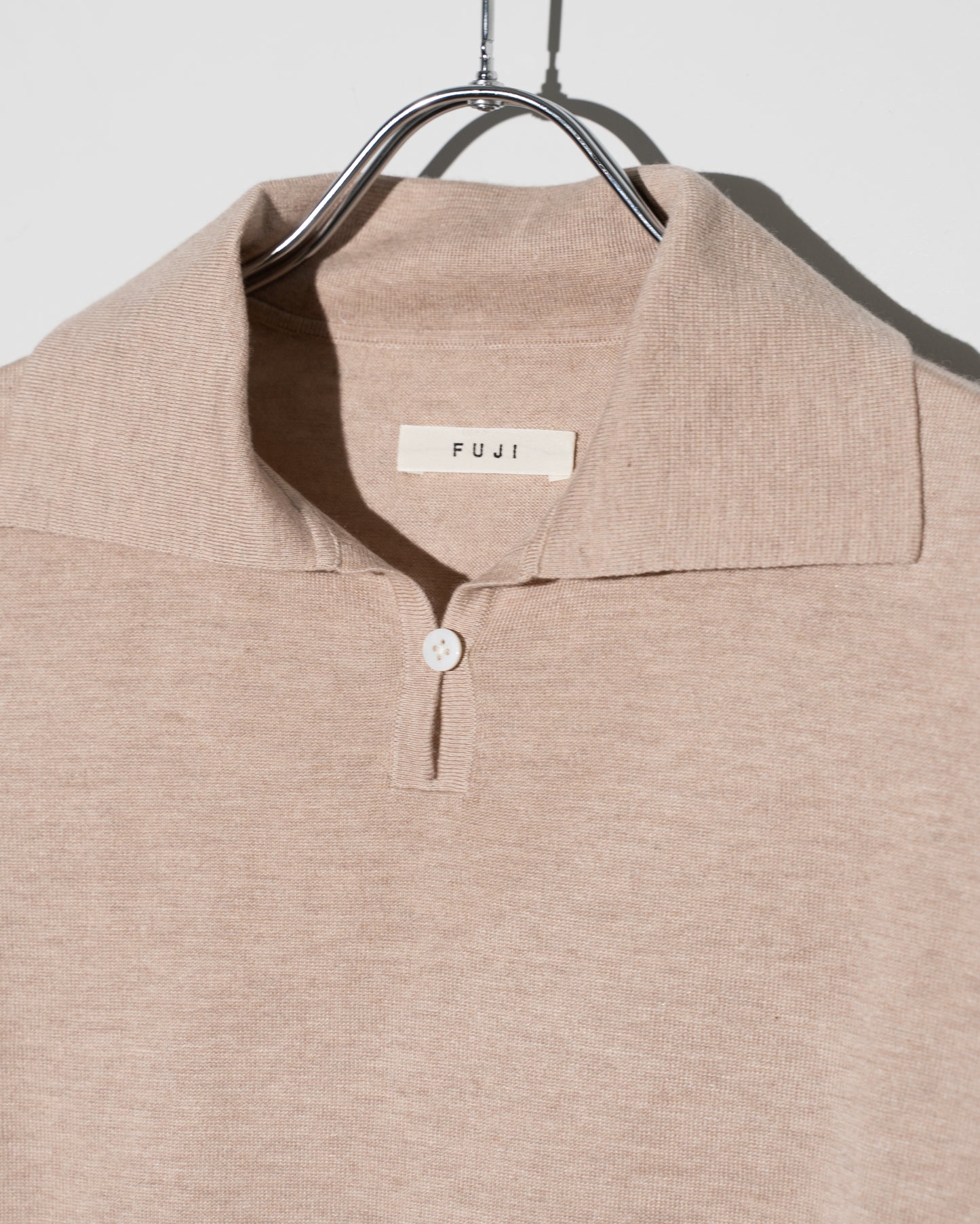 COTTON ZIP-UP HOODIE - BROWN