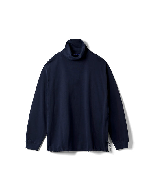 CREATOR HIGH NECK L/S T-SHIRT - NAVY