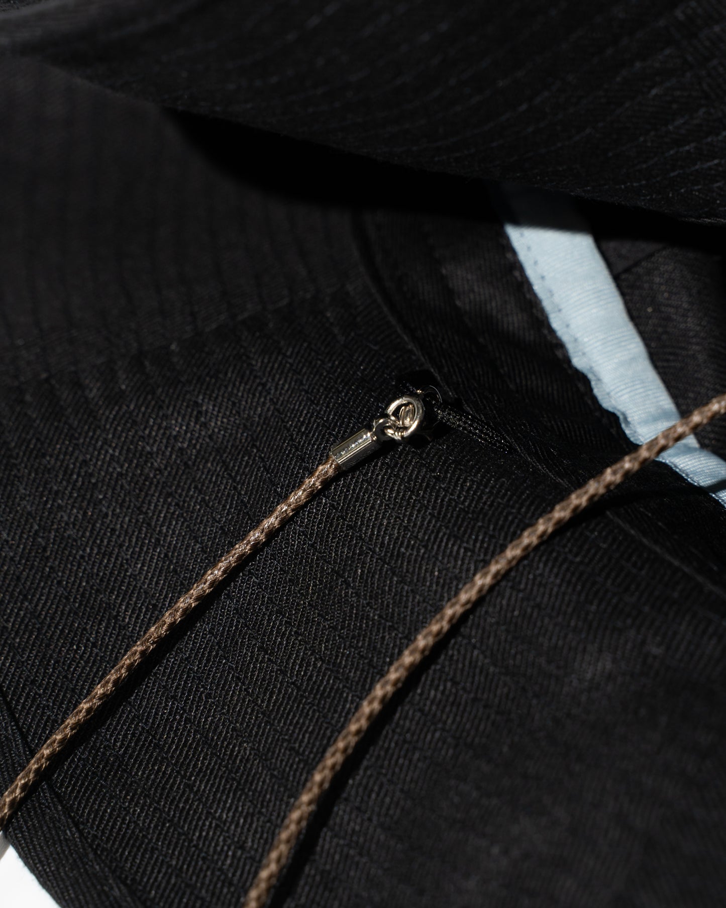 LINEN HAT MADE BY NINE TAILOR - BLACK