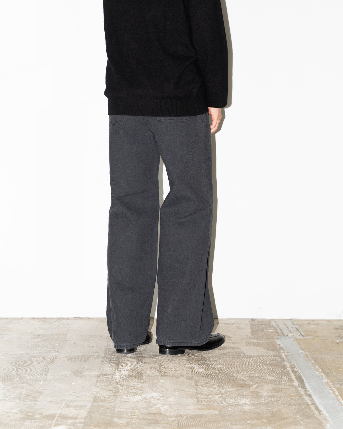 FIVE POCKET DENIM - GRAY BLACK
