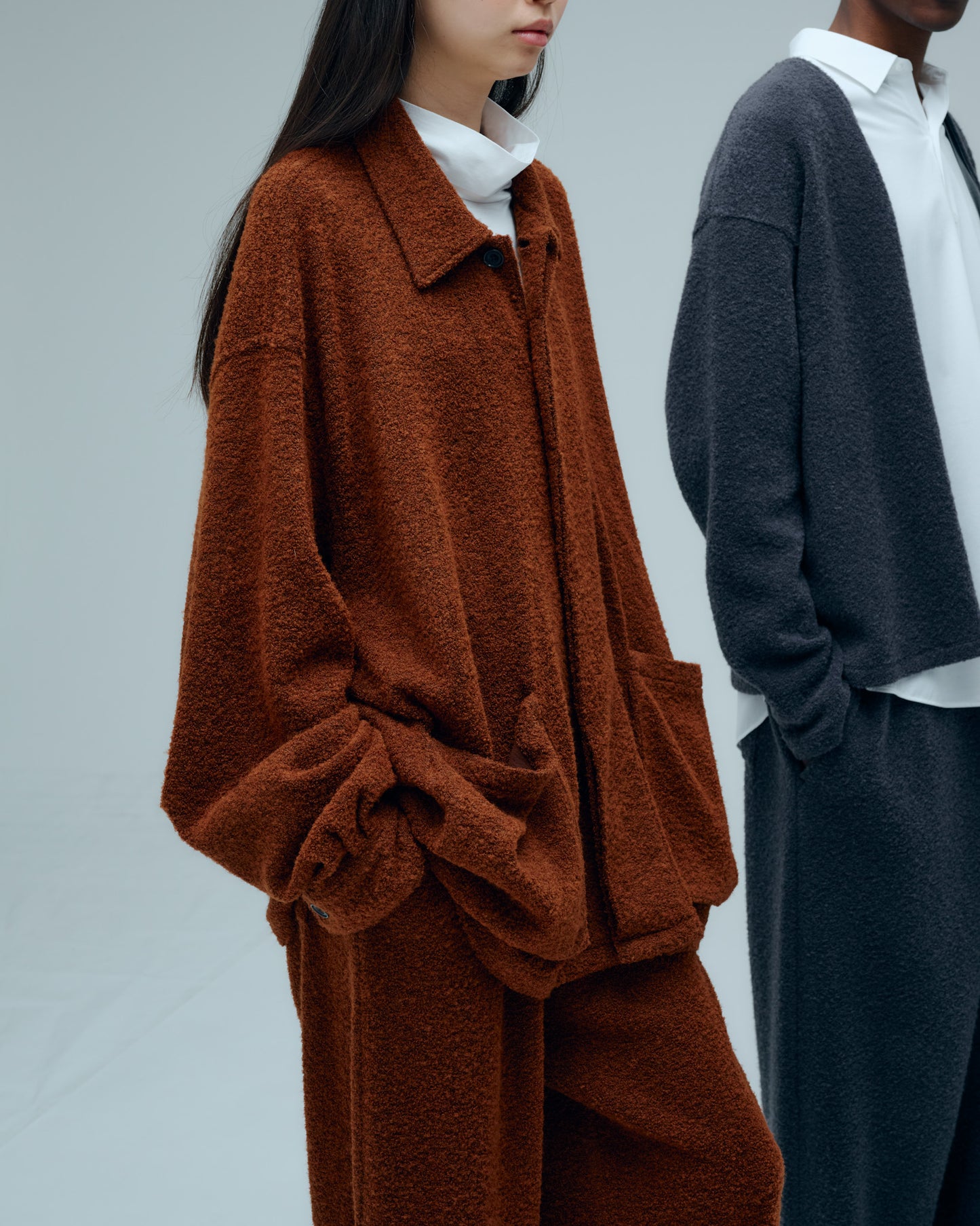 8G×32G SHIRTS BLOUSON - BROWN