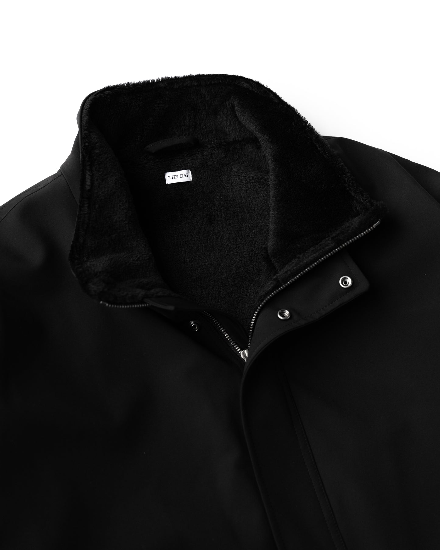 CLASSIC SOFT SHELL FLEECE JACKET - BLACK