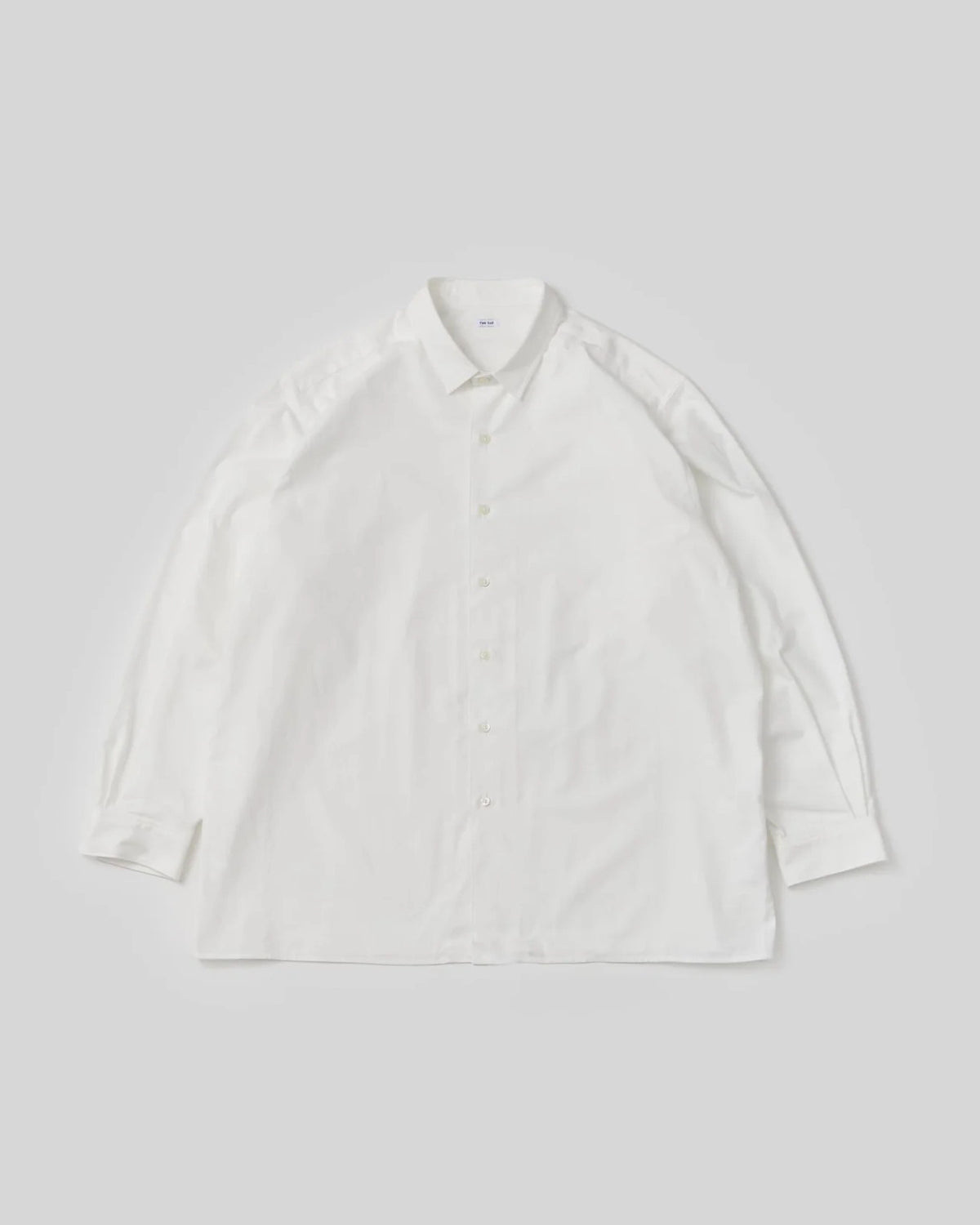 BRUSHED COTTON SHIRT - WHITE