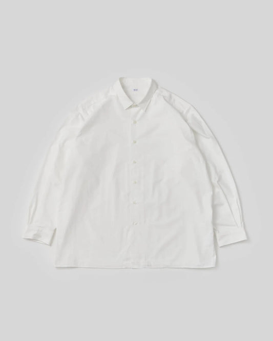 BRUSHED COTTON SHIRT - WHITE