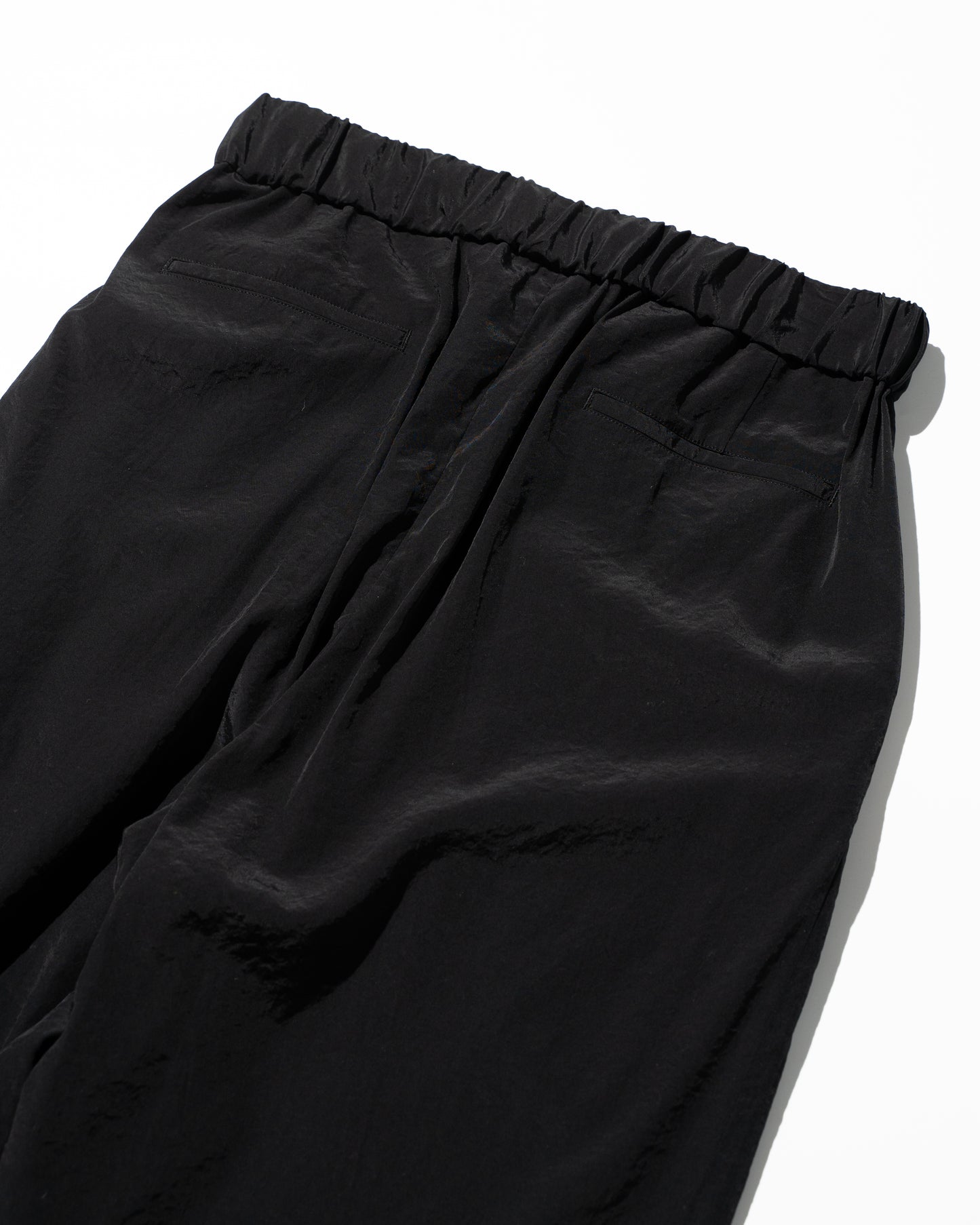 SALT SHIRNK CUPRO BROWSING PANTS - BLACK