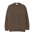 YAK CREW NECK SWEATER - BROWN